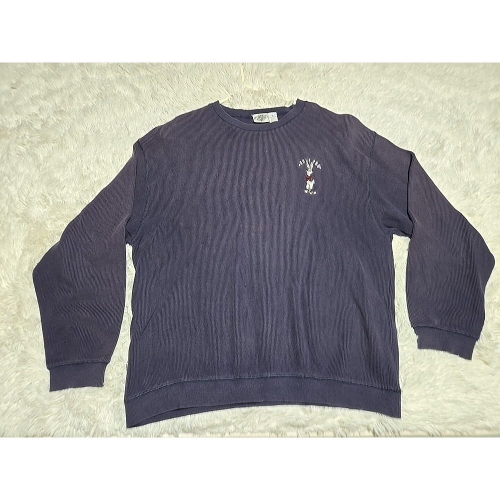 Vintage Bugs‎ Bunny Golf Pro Acme Clothing XL Shirt Pullover Gorgeous Fade Knit